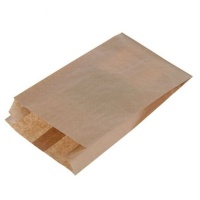 Пакет бумажный крафт 210х100х50мм жиростойкий Виридо (100шт) (3000ту)