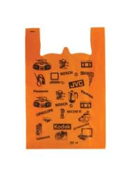 Пакет майка Мега 40х60см Электрон 10,2гр оранжевый ПНД (50шт) (1000ту) Пакет майка Мега 40х60см Электрон 10,2гр оранжевый ПНД (50шт) (1000ту)