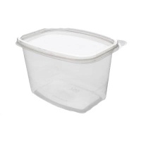 Контейнер прямоуг. с крышкой 0,750л (138х102,2х87мм) Юпласт (100шт) (1000ту)