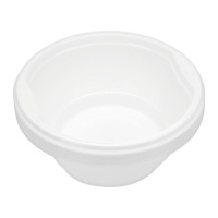 Тарелка суповая 0,600л Стандарт Пластик Премиум Белая 12гр (50шт) (800ту)