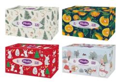 Салфетки в коробке 20х20см 2-слойные Плюше 230л белые (20ту)