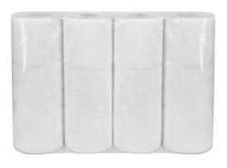 Туалетная бумага 3-слойная белая Плюше Professional 15м (12рул) (12ту)