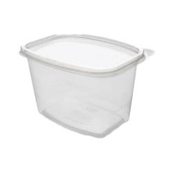 Контейнер прямоуг. с крышкой 0,750л (138х102,2х87мм) Юпласт (100шт) (1000ту)