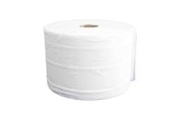 Туалетная бумага для диспенсера 2-слойная белая Плюше Professional (200м) (12ту) 