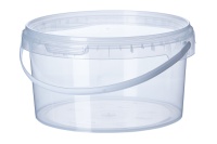 Ведро+крышка 3,4л прозрачное (D182х175мм) ВЗЛП (50ту)