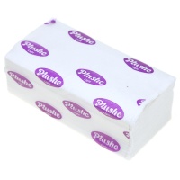 Полотенца бумажные V-сложение Плюше 26гр (227,5х225мм) 1 слойные Спасибо 200л (20ту)