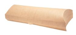 Короб под шаурму/роллы крафт (225х95х46мм)  PILLOW XL (25шт)(550ту)