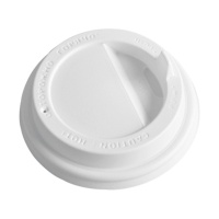 Крышка для стакана Д-73мм 0,180-0,205л Протек с питейником белая (100шт) (1000ту)