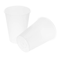 Стакан прозрачный матовый 0,375л Д-90мм Bubble Cup ПП ВЗЛП  (25шт) (300ту)