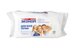 Салфетки влажные Смарт эконом (70шт) (24ту)