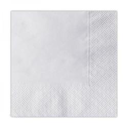 Салфетки 33х33см 2-слойные Бреус 50л белые (28ту)