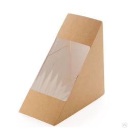 Бутербродница сэндвич ECO SANDWICH 60 (130х130х60мм) ДоЭко (50шт) (1100ту)