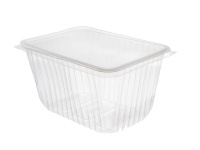 Контейнер прямоуг. с крышкой 1,5л (186х132х98мм) Юпласт (100шт) (500ту)