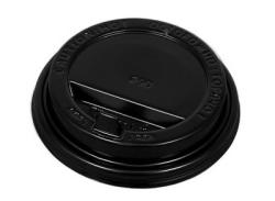 Крышка для стакана Д-90мм 0,350л КАШТАН с откидным питейником черная (100шт) (2000ту) Крышка для стакана Д-90мм 0,350л КАШТАН с откидным питейником черная (100шт) (2000ту)