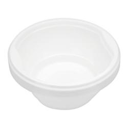 Тарелка суповая 0,600л Стандарт Пластик Премиум Белая 12гр (50шт) (800ту)