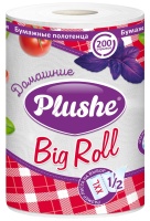 Полотенца бумажные 2-х слойные Плюше Домашние 1/2 листа 25м (18ту)