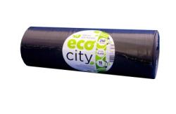 Пакет мусорный 240л 10шт (Сити) 125х100см 50мкм черные ПВД (15ту)