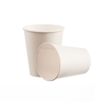 Стакан бумажный 0,250л Д-80мм ВИРИДО для горячего белые (50шт) (1000ту)