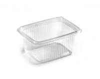 Контейнер прямоуг. с крышкой 0,250л (108х81,6х48,2мм) Кларити (100шт) (1000ту)