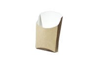 Короб-стакан для картофеля фри (120х50х100мм) крафт ECO FRY M (50шт) (1200ту)