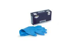 Перчатки нитриловые неопудренные смотровые Авиора XL голубые (100шт) (1000ту)