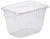 Контейнер прямоуг. с крышкой 2л (186х132х122,2мм) Юпласт (100шт) (500ту)