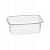 Контейнер прямоуг. с крышкой 0,200л (108х81,6х40мм) Кларити (100шт) (1000ту)