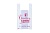 Пакет майка МирПластика 27х49см Благодарим за покупку 3,3гр белый ПНД (500шт) (3000ту)