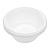 Тарелка суповая 0,600л Стандарт Пластик Премиум Белая 12гр (50шт) (800ту)