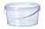 Ведро+крышка 3,4л прозрачное (D182х175мм) ВЗЛП (50ту)