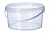 Ведро+крышка 3,4л прозрачное (D182х175мм) ВЗЛП (50ту)