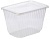 Контейнер прямоуг. с крышкой 2л (186х132х122,2мм) Юпласт (100шт) (500ту)