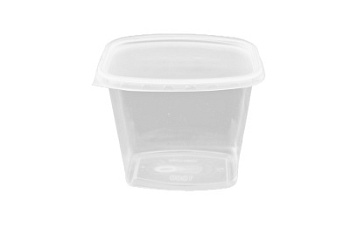 Контейнер прямоуг. с крышкой 1л (138х102х121,1мм) Юпласт (100шт) (1000ту)