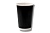 Стакан бумажный 0,400л Д-90мм двухслойный ВИРИДО для горячего черный (15шт) (240ту)
